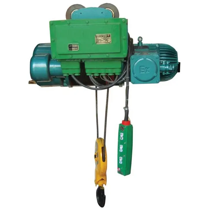 Paranco elettrico antideflagrante